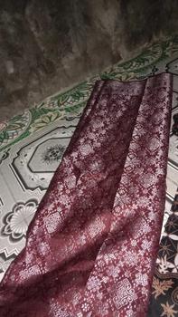 Product Review of Aywears - Set couple pasangan BURGUNDY kebaya brukat kurung malika dan rok songket dan kemeja battik pasanga.  Kondangan Wanita Pesta from a**2 2