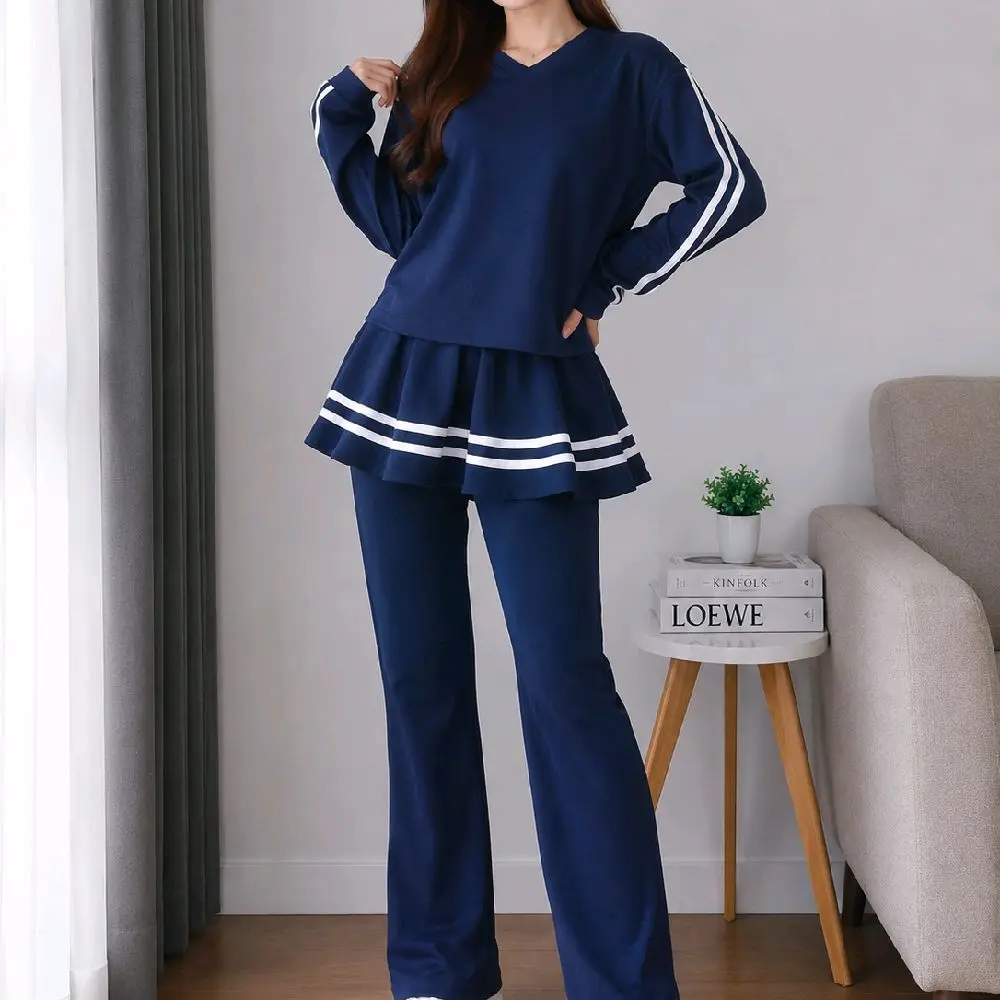Erlindawstore SETELAN OLAHRAGA WANITA (M, L, XL, xxl) bahan premium //bahan bagus halus nyaman dipakai sangat Adem