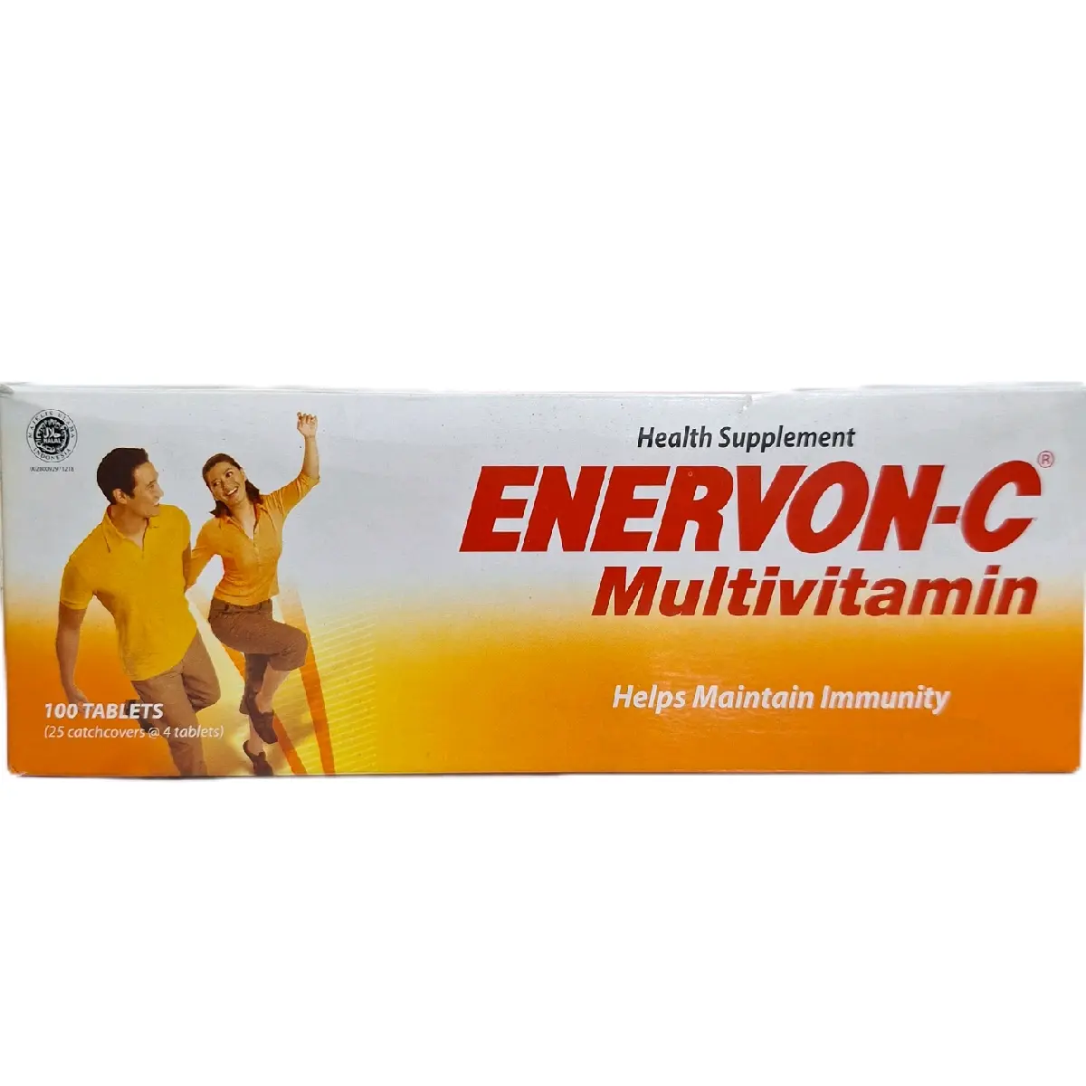 ENERVON C STRIP ISI 4 TABLET - Suplemen Kesehatan untuk Membantu Menjaga Daya Tahan Tubuh