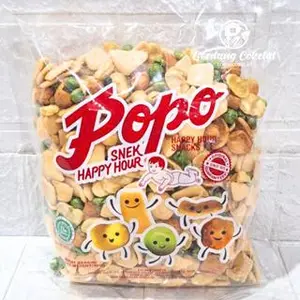 POPO MURUKU SNEK HAPPY HOUR SWEET & SPICY SNAKS / POPO MURUKU IKAN 400GR