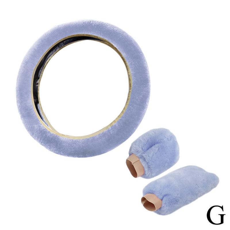 Product Introduction of Universal Warm Plush Car Steering Wheel Cover Gearshift Women Protector Soft Decoration Y4J5 48