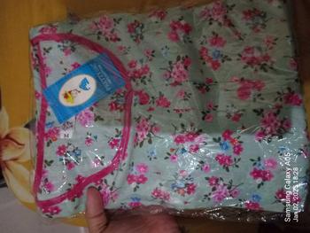Product Review of Piyama Cp M setelan celana panjang Katun busui Motif Bunga Pretty girl from E**️ 0