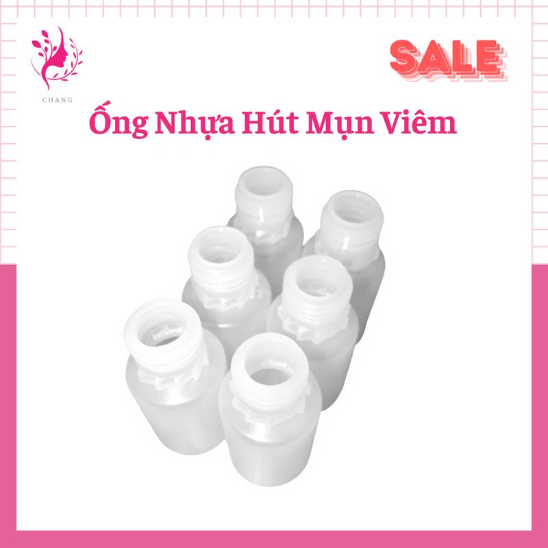  Ống Nhựa Hút Máu Bầm Mụn Viêm - Combo 100 ống 50 ống - Dùng Sau Nặn Mụn - Hút Mạnh 