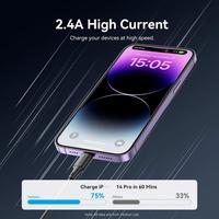 Gambar VENTION LAQBC Kabel Data Charger Pendek Powerbank USB A to Lightning Fast Charging 2.4A 480Mbps PVC Type Power Bank 0.25M 25 CM Cable dari Pampam Shop Kab. Tangerang 4 Tokopedia