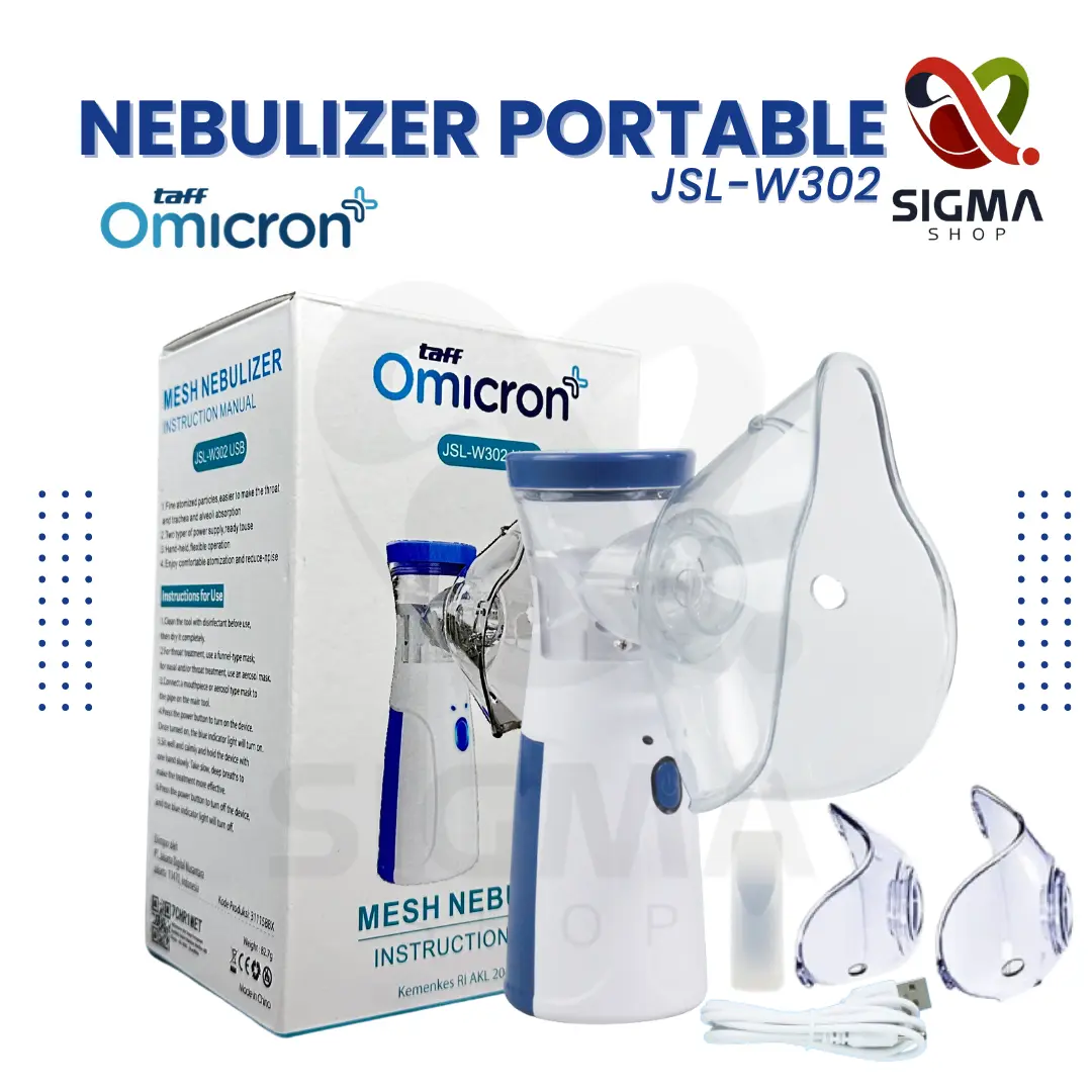 Alat Terapi Pernapasan Handheld Inhaler Nebulizer Machine | Terapi Pernafasan Nebulizer Asma | Alat terapi pernapasan asma untuk anak dan Cocok Untuk Anak Anak Dan Orang DewasaNebulizer Portable Mesh | Alat Bantu Uap Terapi Pernapasan USB Charge Inhaler
