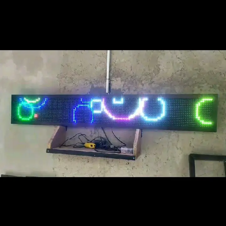 running text rgb seting di hp 4