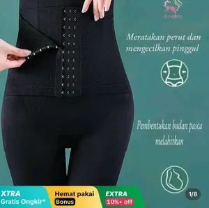 KORSET PELANGSING / KORSET  MELAHIRKAN / KORSET CELANA KAIT 3 MELANGSINGKAN PERUT BUNCIT PINGGANG/KORSET SLIMMING