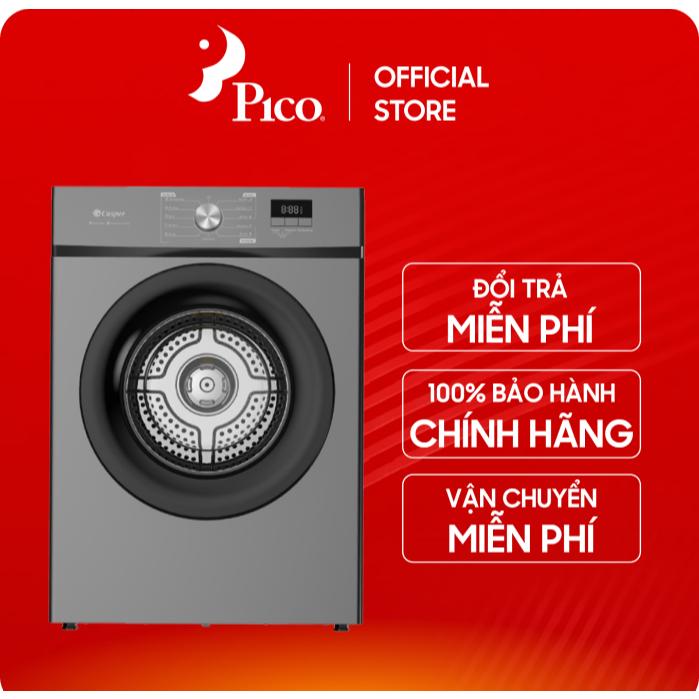 Máy sấy thông hơi Casper 8.2kg TD-E82VG1 màu ghi xám
