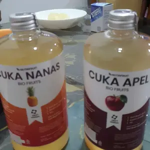 Nutrifruit Paket 2 Botol 1000 ML Cuka & Cuka Nanas With Mother Organik Kaya Nutrisi & Probiotik
