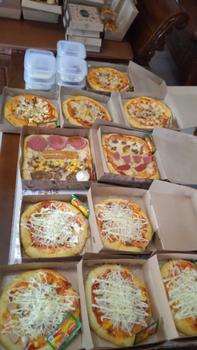 Product Review of BOX PIZZA 15X15X3 CM KRAFT LAMINASI ( ISI 5 PCS ) from T**n 0