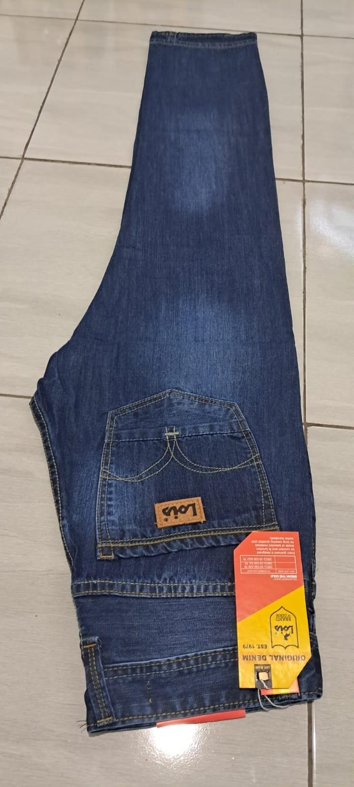 Product Introduction of TERBRU CELANA LOIS PREMIUM, HANYA 2 WARNA ORIGINAL Jeans Biru Nyaman Denim Panjang Cowok Keren Pria Tebal Standar Hitam Distro 16