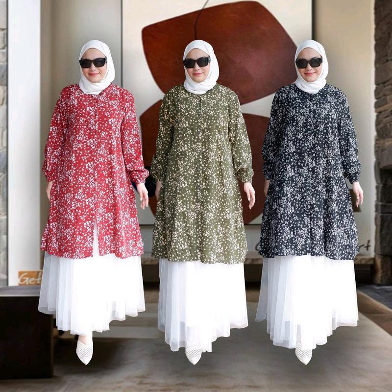 BLOUSE LABUH CORAK F7 #22 - TikTok Shop Malaysia