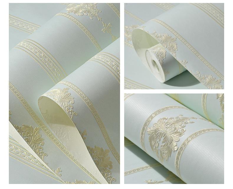 Product Introduction of Wallpaper Self-adhesive Simple Vertical Stripes Living Room Bedroom Decoration Moisture-proof Wall Sticker 100CM 6