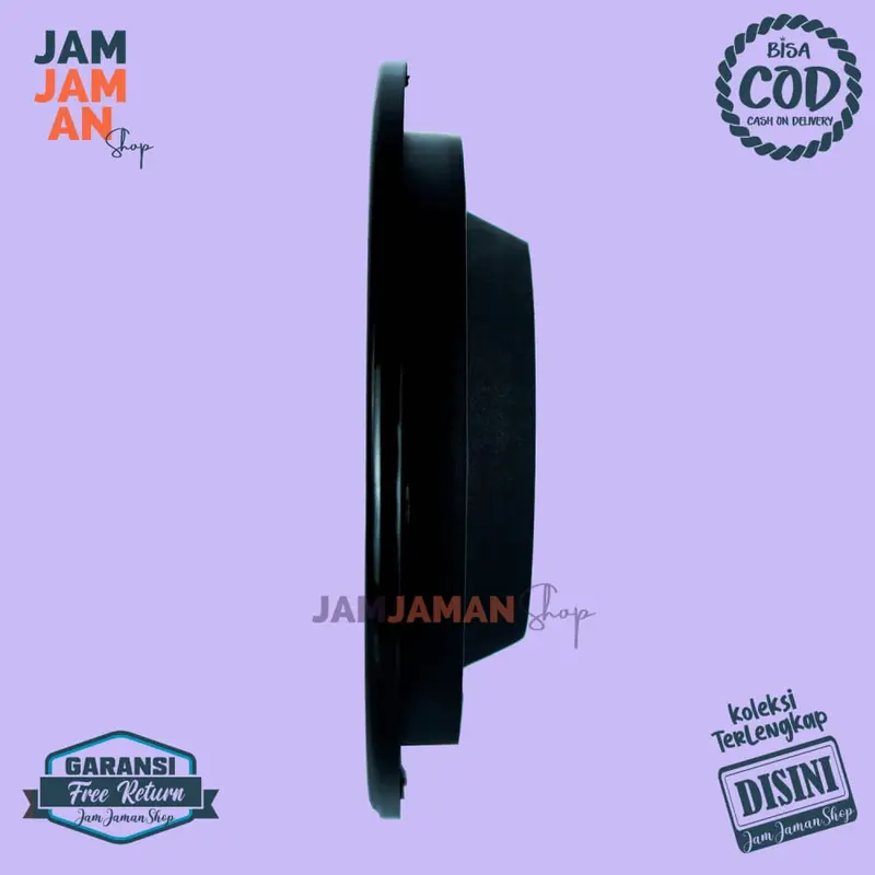 Jam Dinding Quartz BestSeller Hiasan Dinding Minimalis BestSeller Wawa WW1111-805 Unik Hitam Lucu 2