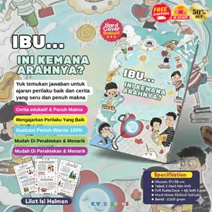 Kivora Book - Ibu Ini Kemana Arahnya ? - Bantu buah hati kita menjadi pribadi yang baik dan peduli sesama-bisa cod-buku anak-buku full warna-buku balita-buku anak sd