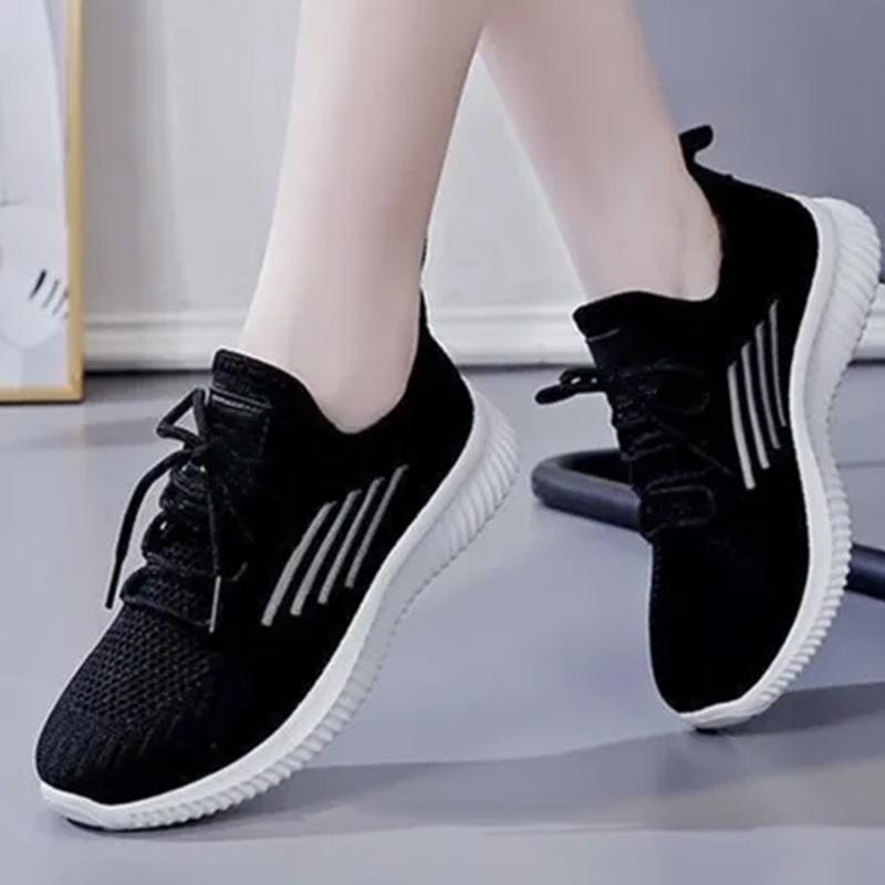 RUIMO Sepatu Sneakers Kasual Wanita Fashionable Trendy  Ternyaman - 333 Casual Karet Merah Shoes Cewek Running Cewek Running Sport 6