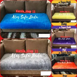 Alas Sarung Sofa 2 3 atau 1 Tempat Dudukan Uk 100x85cm Dan 170x100cm Alas Sarung Sofa Alas Kursi Kayu Kain Rasfur
