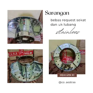 Sarangan Sekat 6/Sekat Makanan/Pengukus Makanan/Sarangan