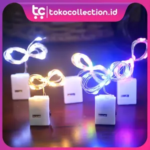 TC Lampu Tumblr Kawat Mini 1 2 3 5 Meter Lampu Hias Dekorasi Gift Box Bucket Bunga Balon Fairy Light Led Murah Import E015  E016 E020 E021