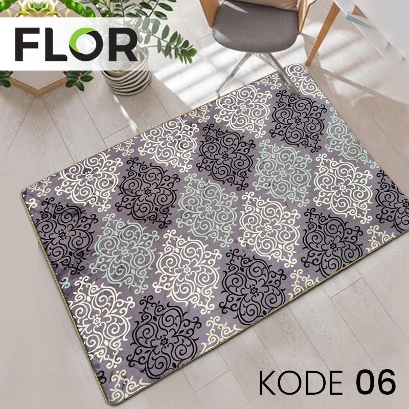 Karpet Lantai Empuk Busa Malaysia Bahan Kain Flanel Polyester Size 140x190 (Medium) Carpet 5