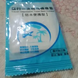 Toilet Seat Paper Cover Alas Duduk Closet Disposable Plastik Tatakan Dudukan WC Kloset Travelling