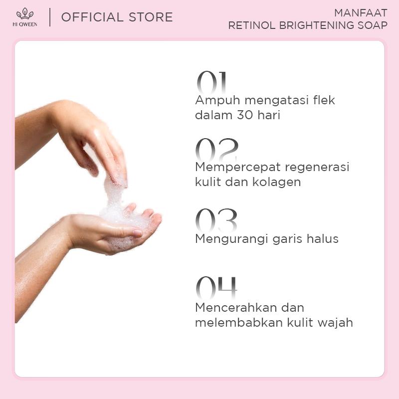 HIQWEEN SKIN NUTRITION PAKET PENGHILANG FLEK SABUN RETINOL + RETINOL NIGHT GEL SABUN CUCI MUKA WAJAH FACE FACIAL WASH RETINOL Membersihkan Mengencangkan Mencerahkan 1