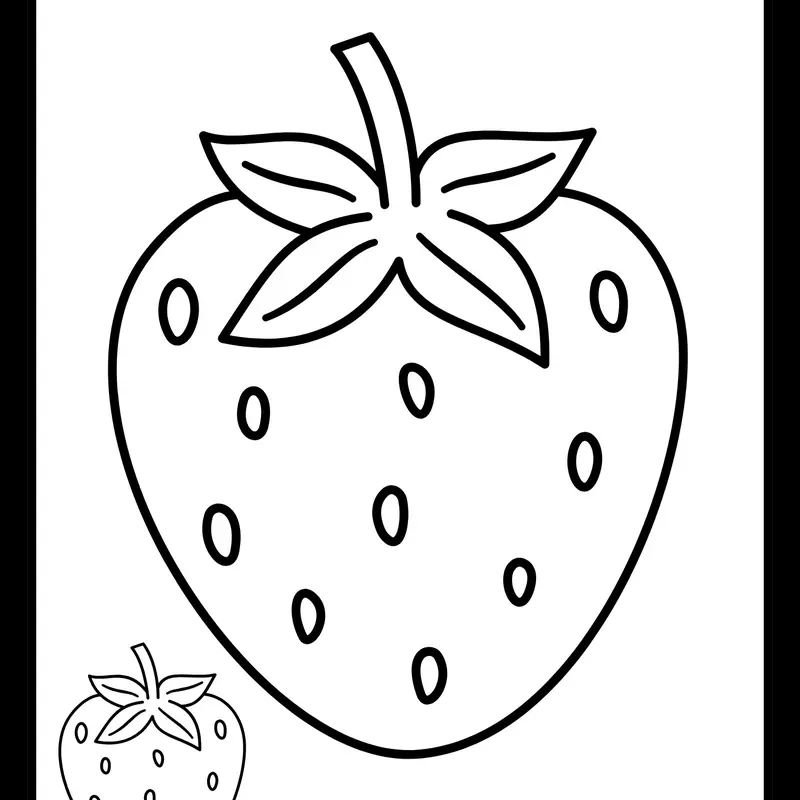 Desygma Kertas Mewarnai Tema Gambar Buah 50 Lembar A5 untuk Kreatifitas Anak PAUD TK SD 4