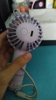 Product Review of NATA Kipas Angin Kecil Mini Fan Genggam Tangan Portable USB Rechargeable Fun 3 Kecepatan Kipas Angin Genggam Aksesoris from 𝕯**𝖆 🐼** 1