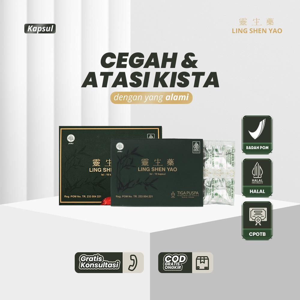 Obat Kista Herbal | Ling Shen Yao | Kanker Kista Miom | Kapsul - kapsul