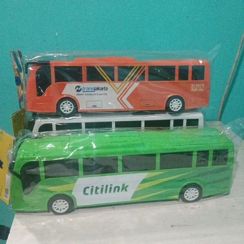 Mainan RKC Mobil Bus, Mainan Bus Miniatur Basuri Toy 0