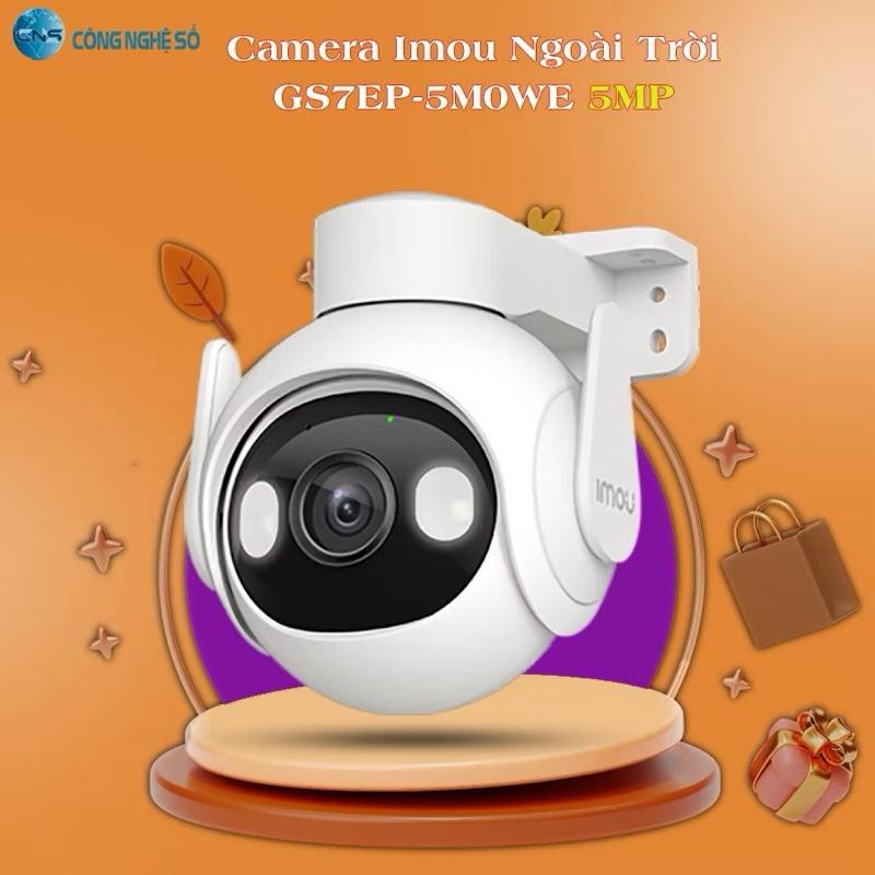 Camera 5MP Ngoài Trời GS7EP-5M0WE | Xoay 360 | Đàm Thoại 2 Chiều | Màu Ban Đêm Full Color | Chính Hãng BH 2 Năm 1