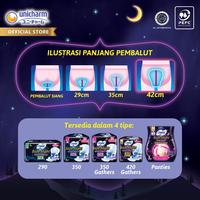 Gambar Charm Pembalut Safe Night 35cm Wing 18 Pads - 3 packs dari Unicharm Official Store Kab. Tangerang 5 Tokopedia