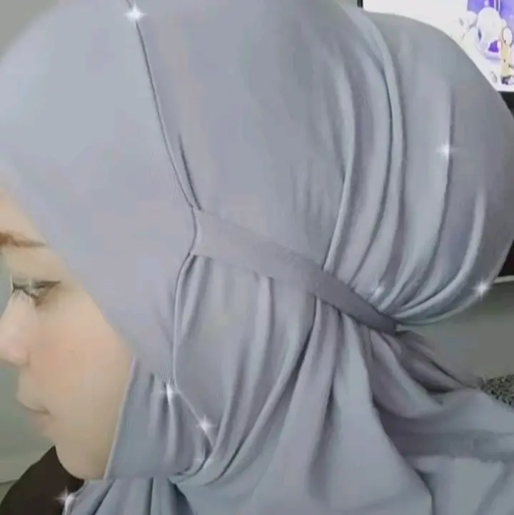 Syazam Hijab Ciput Tali Dagu Ninja Instan Kerudung Dewasa Dalaman Bahan Jersey Spandek Nyaman Tidak Melorot Praktis Stylish untuk Wanita 4