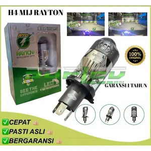 LAMPU UTAMA H4 M1J RAYTON  50W Ac/Dc ORIGINAL BILED RTD GARANSI 1 TAHUN