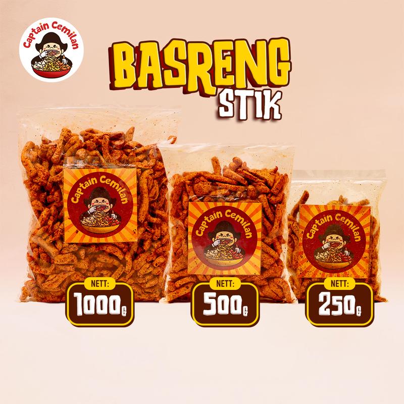 BASRENG CAPTAIN CEMILAN BANDUNG Makanan Chips Snacks  Pedas  Food Snack Goreng 3