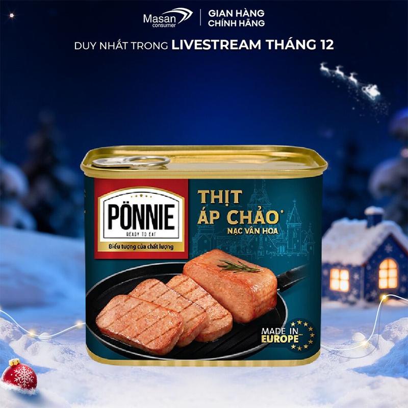 DEAL KOL Thịt áp chảo Ponnie Hộp 340gr