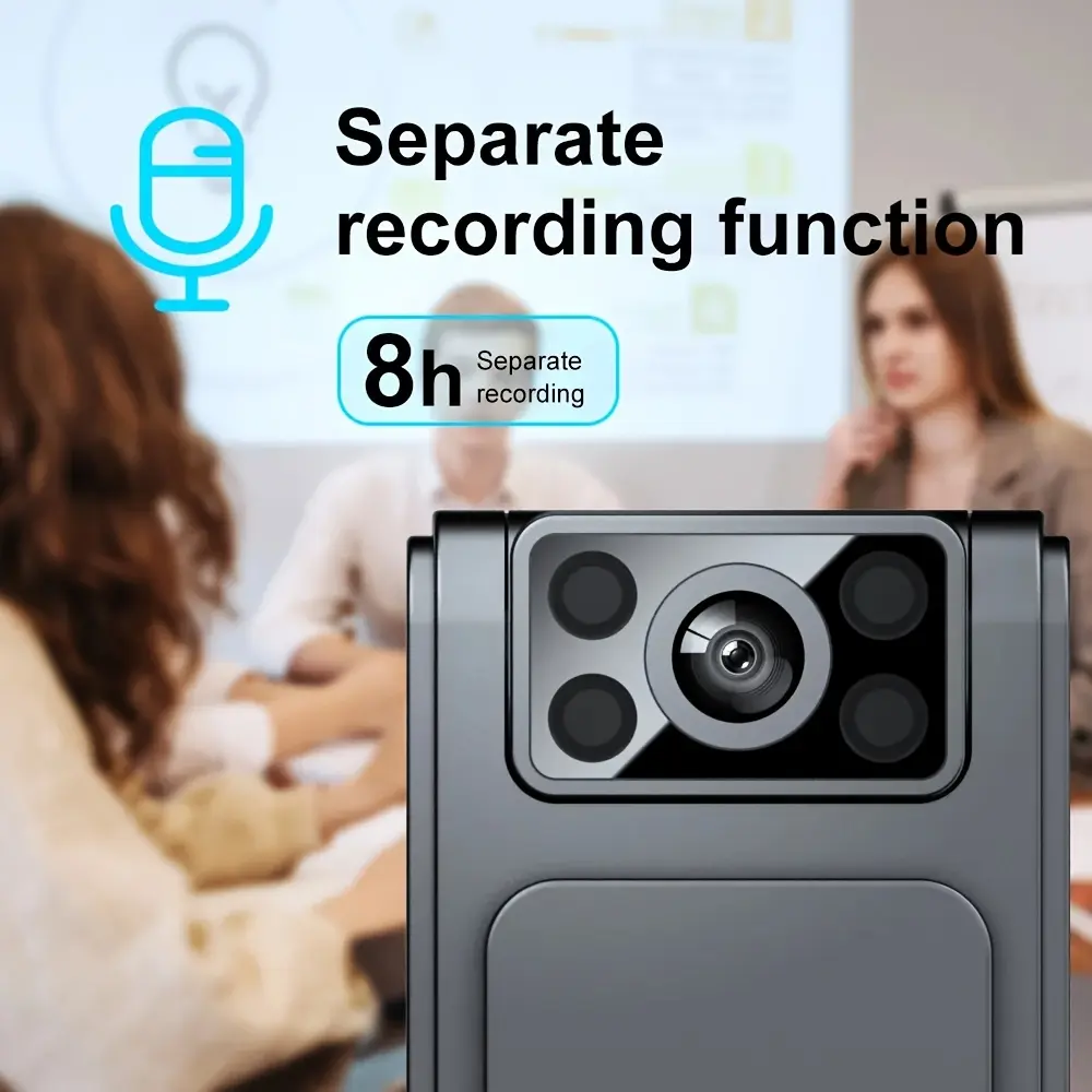 Kamera mudah alih HD 1080P, rakaman jangka panjang, badan haus, Audio, video, pen poket, kamera mesyuarat, perakam dengan Mikrofon Cameras Photography