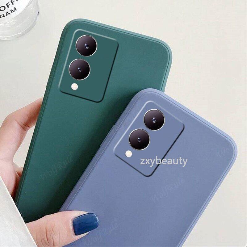 For VIVO Y17S 2023 Casing Phone Case Liquid Silicone Rubber Square Soft Case For VIVOY17S Y17 S 4G 5G Soft TPU protection cases Back Cover 2