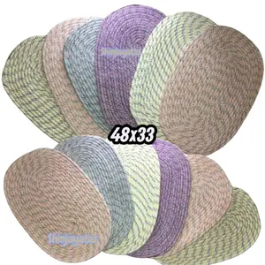 Keset Oval besar 47x31 warna dikirim sesuai stock