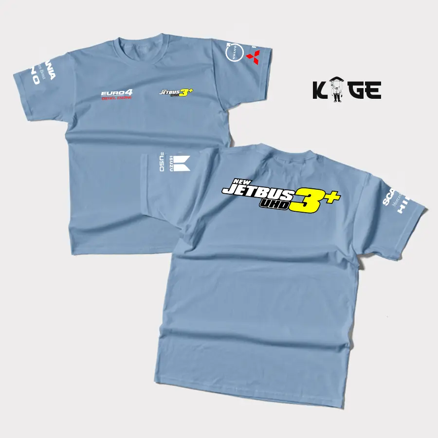 Kaos JETBUS 3 TRAVEL PARIWISATA Indonesia Jetbus 3 Euro KAOS KAGE Baju Distro