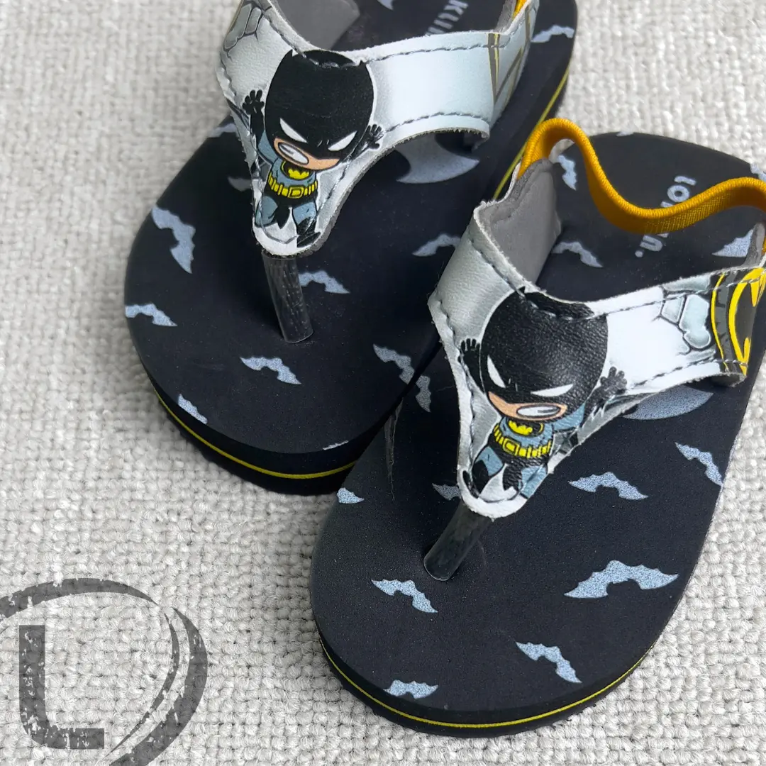 Loklin Sandal Jepit Anak Laki Sendal Bayi Balita Cowok 1 2 3 Tahun Batman Knight