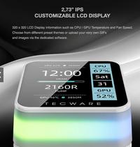 Promo TECWARE Neon 240 IPS Display Liquid Cooler 2.73