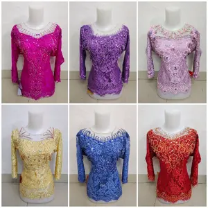 kebaya pendek bahan semi Prancis