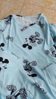 Product Review of Baju Tidur Wanita Daster Dewasa Motif Gaun Malam Piyama Kaos Fashion Perempuan Remaja Murah Kekinian Lengan Pendek from D** 0