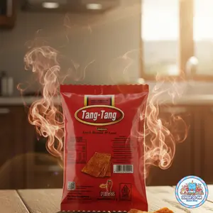 Tang Tang Snack PEDAS 1 Renceng 8Pcs per 3 Renceng Bonus + 1 Pcs FREE Halal Pedasnya Nampol Aman Nyaman Dikonsumsi Cocok Buat Stok Jualan atau Camilan Harian