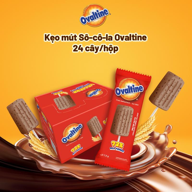 TOP Kẹo mút vị Sô-cô-la sữa Ovaltine