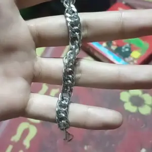 (COD)GELANG RANTAI DOUBLE SILVER ANTI KARAT DAN TIDAK LUNTUR TERMURAH