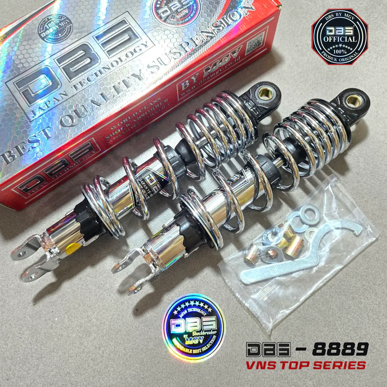 SHOCK SKOK SOK SHOCKBREAKER BELAKANG AEROX NMAX UKURAN 305 345 MM DBS 8889 - TOP SERIES Motorcycle