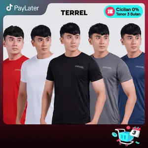 Terrel sportswear basic tee tshirt baju olah raga gym lari running