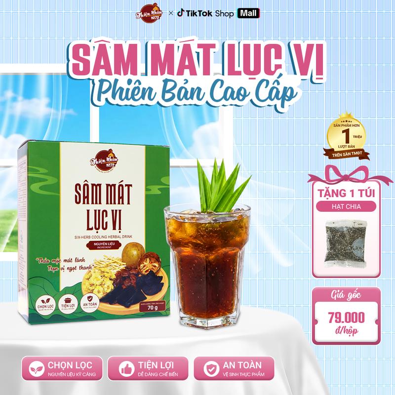 Sâm Mát Lục Vị - Set Nguyên Liệu Nấu Nước Từ 10-12 Lít Nước Sâm Mát Lục Vị [Shop Thiện Nhân 5272] - Tặng Kèm Hạt Chia